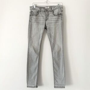 Free People Low Rise Skinny Jeans 30W Y2K Goth Punk Rock Biker Emo Urban Casual